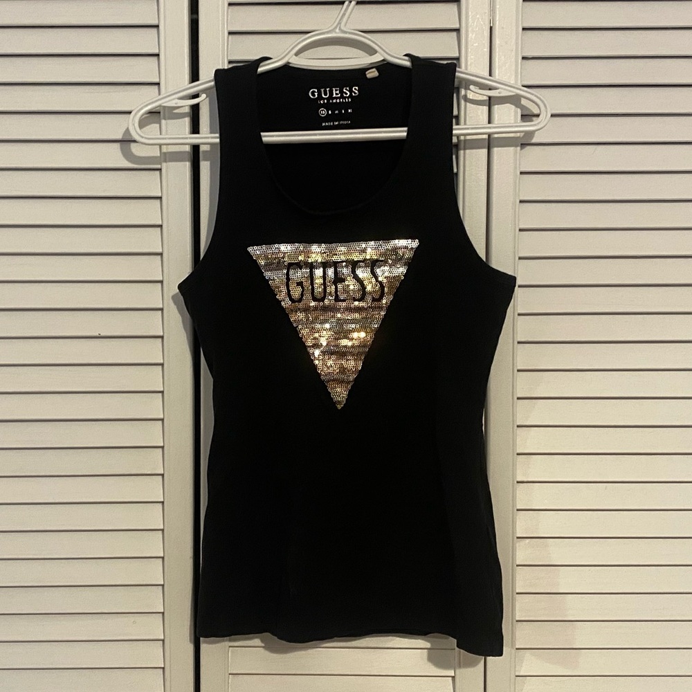Guess Sequin Top Size Extra Small